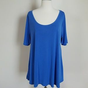 LuLaRoe Solid Blue Perfect T Size XL
